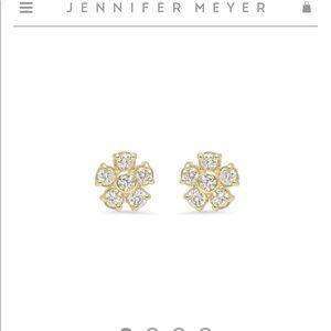 Jennifer Meyer 18k Yellow Gold Diamond Studs